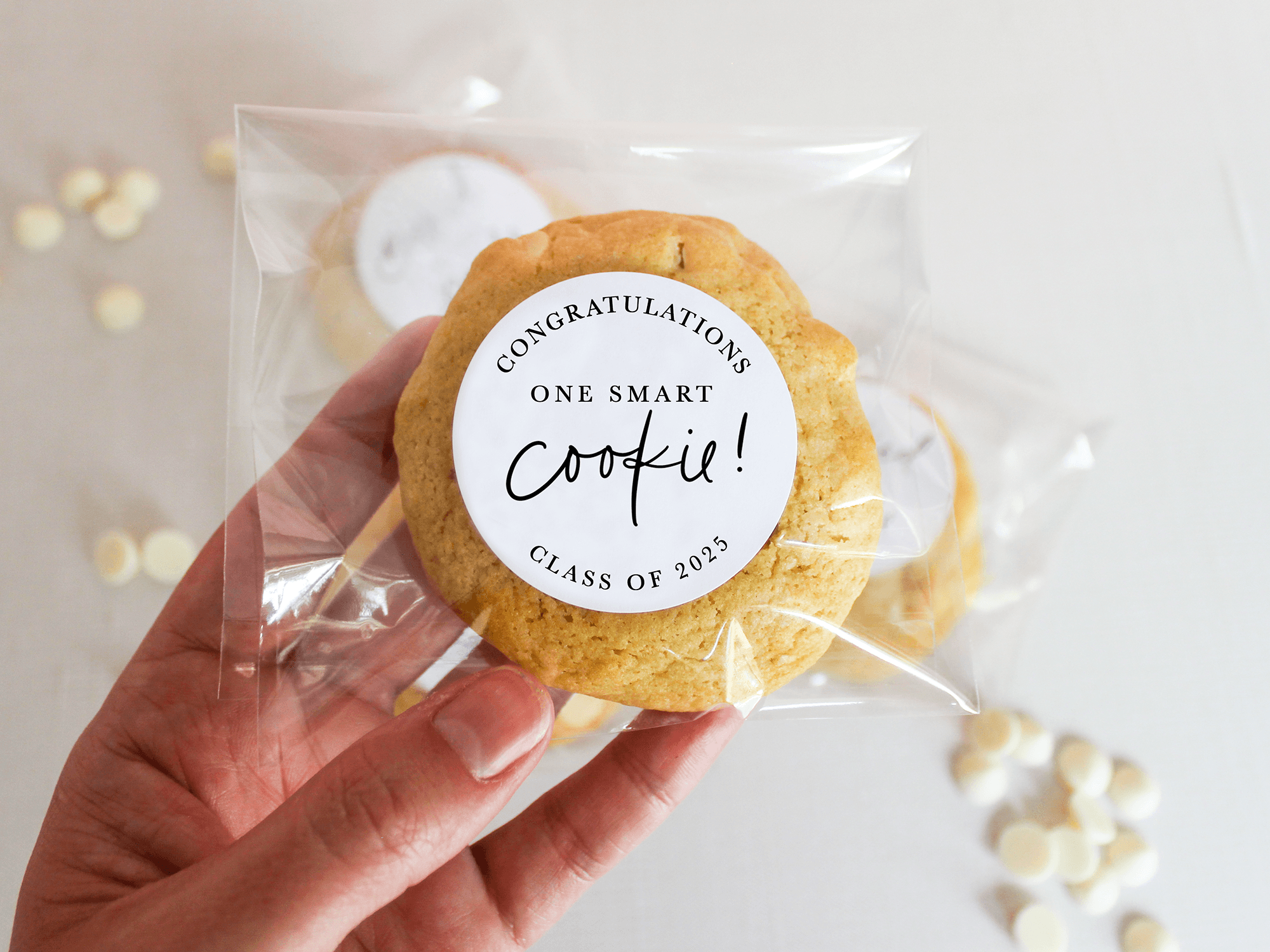One Smart Cookie Graduation Stickers - Pack of 20