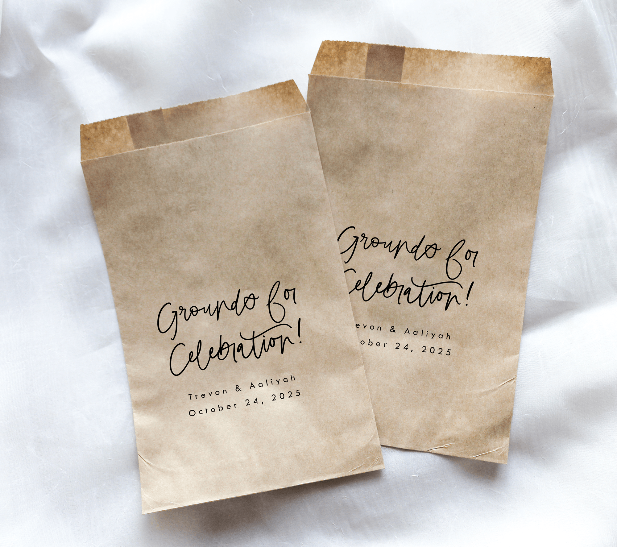 Grounds for Celebration! Coffee Favor Bags