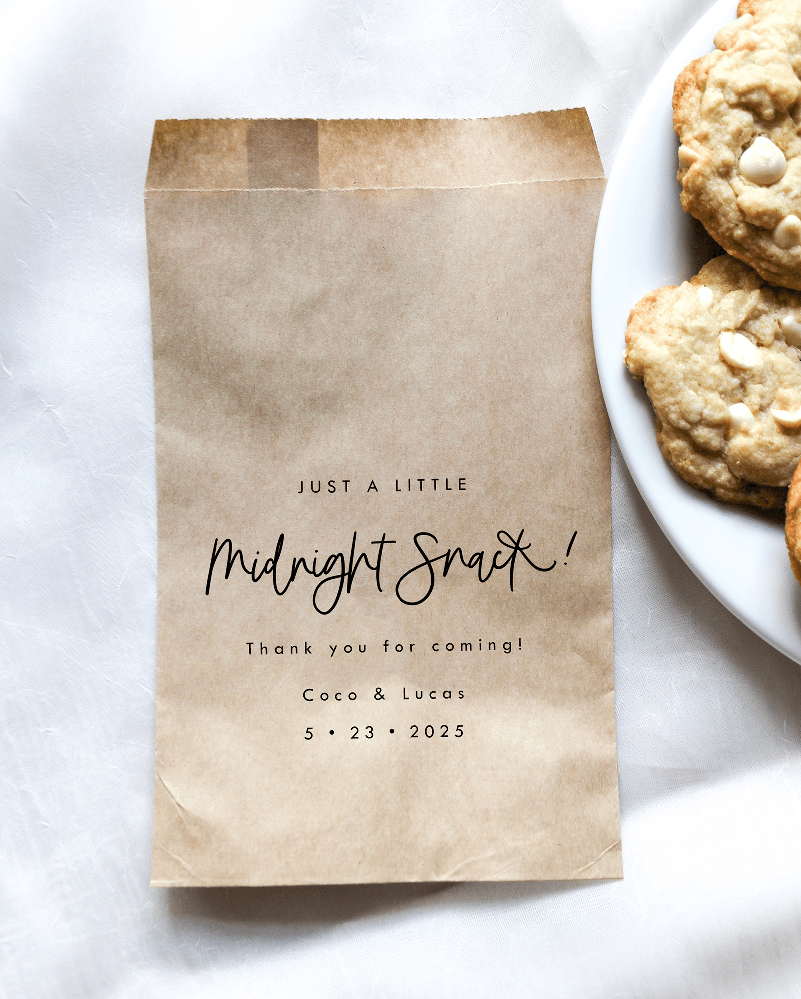 Midnight Snack Favor Bags