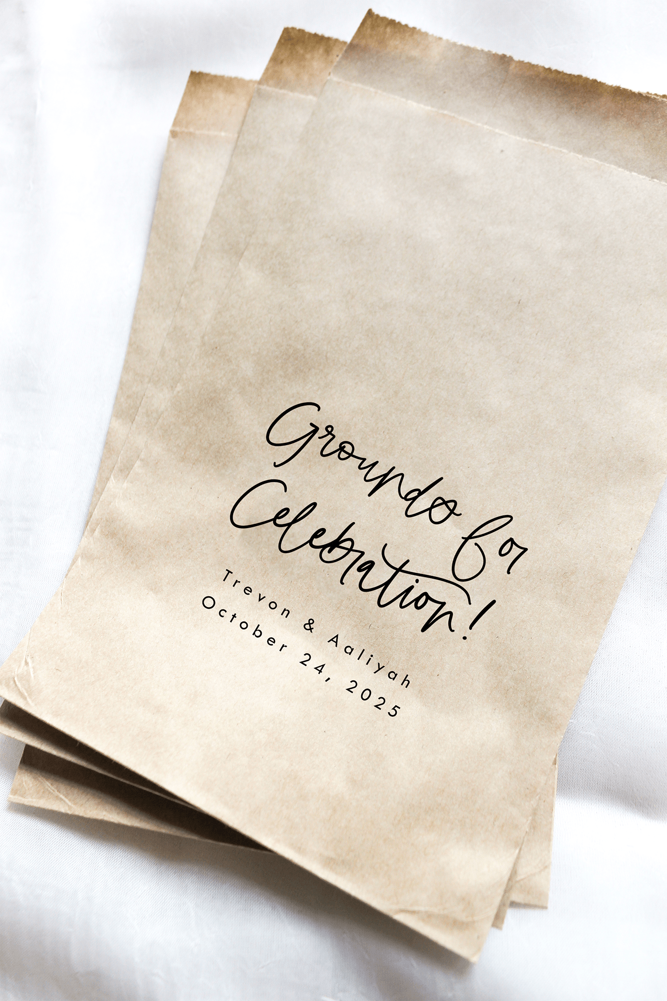 Grounds for Celebration! Coffee Favor Bags