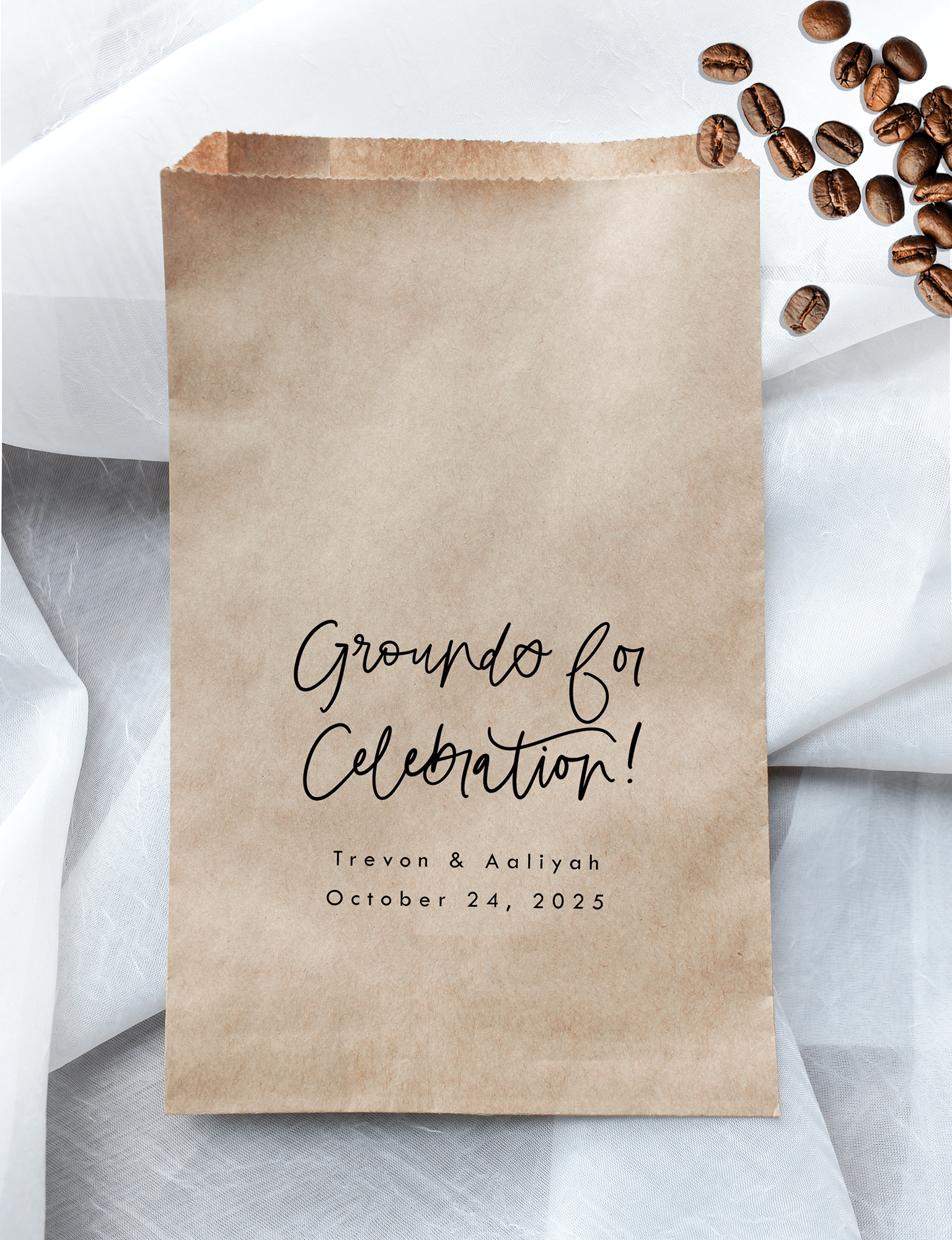 Grounds for Celebration! Coffee Favor Bags