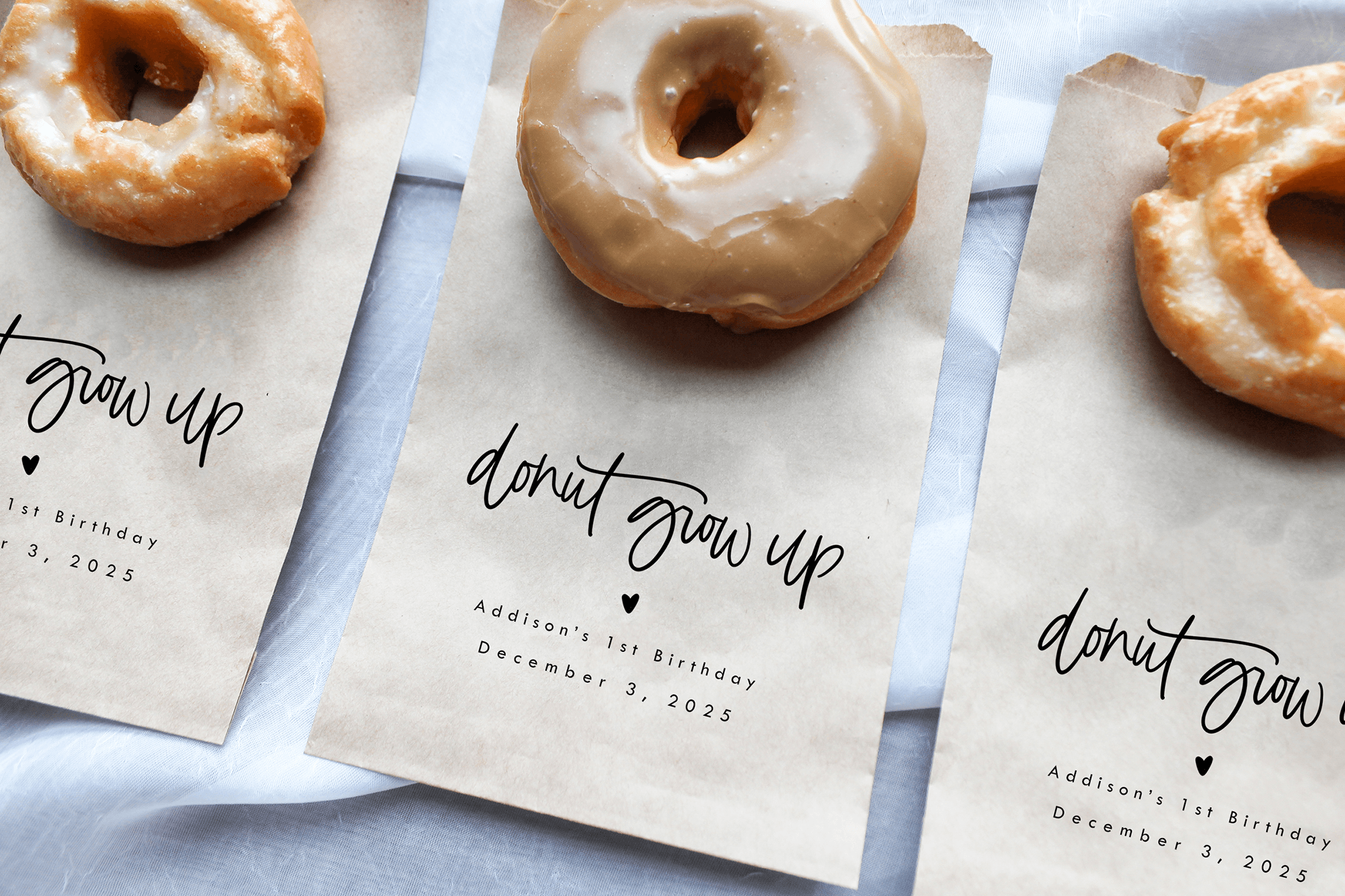 Donut Grow Up Favor Bags