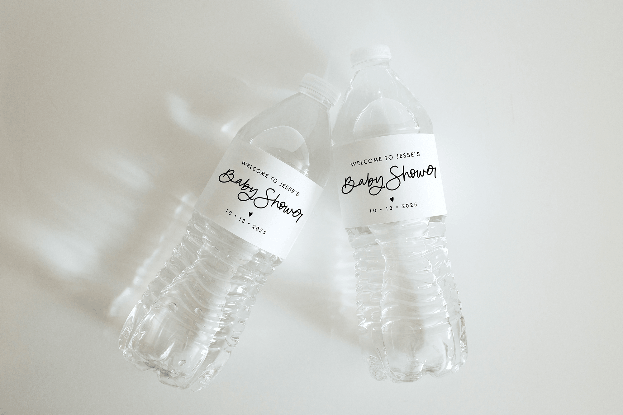 Baby Shower Water Bottle Labels