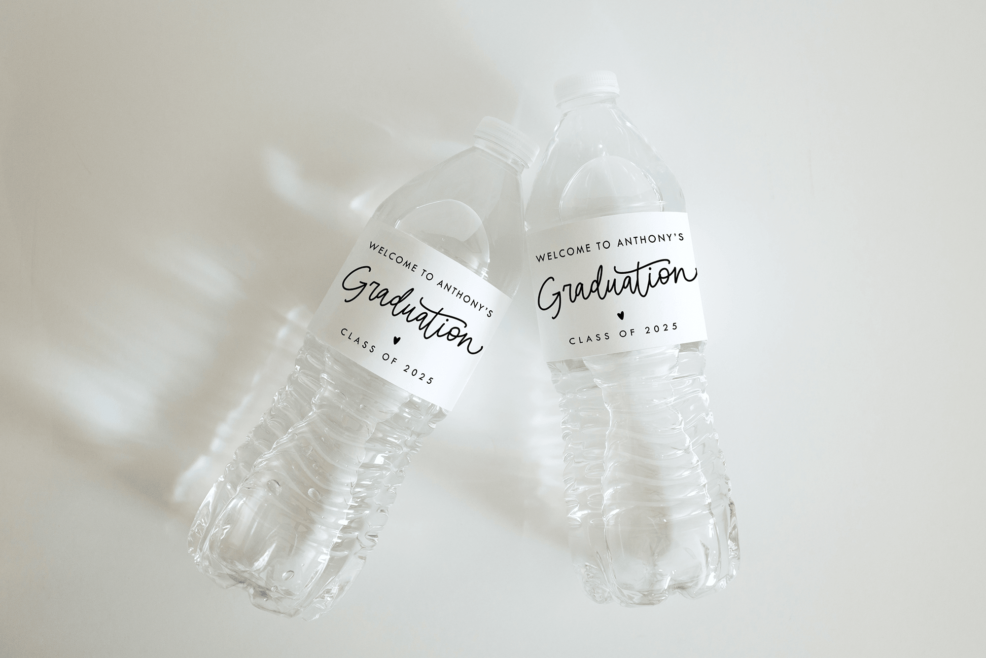 Graduation Party Water Bottle Labels