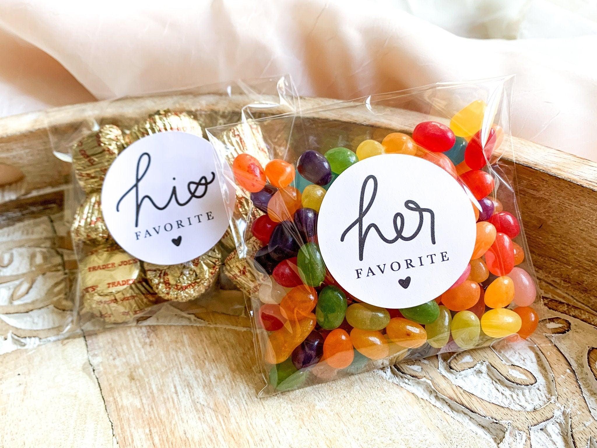 His and Her Favorite Stickers - Pack of 20 - Plum Grove Design